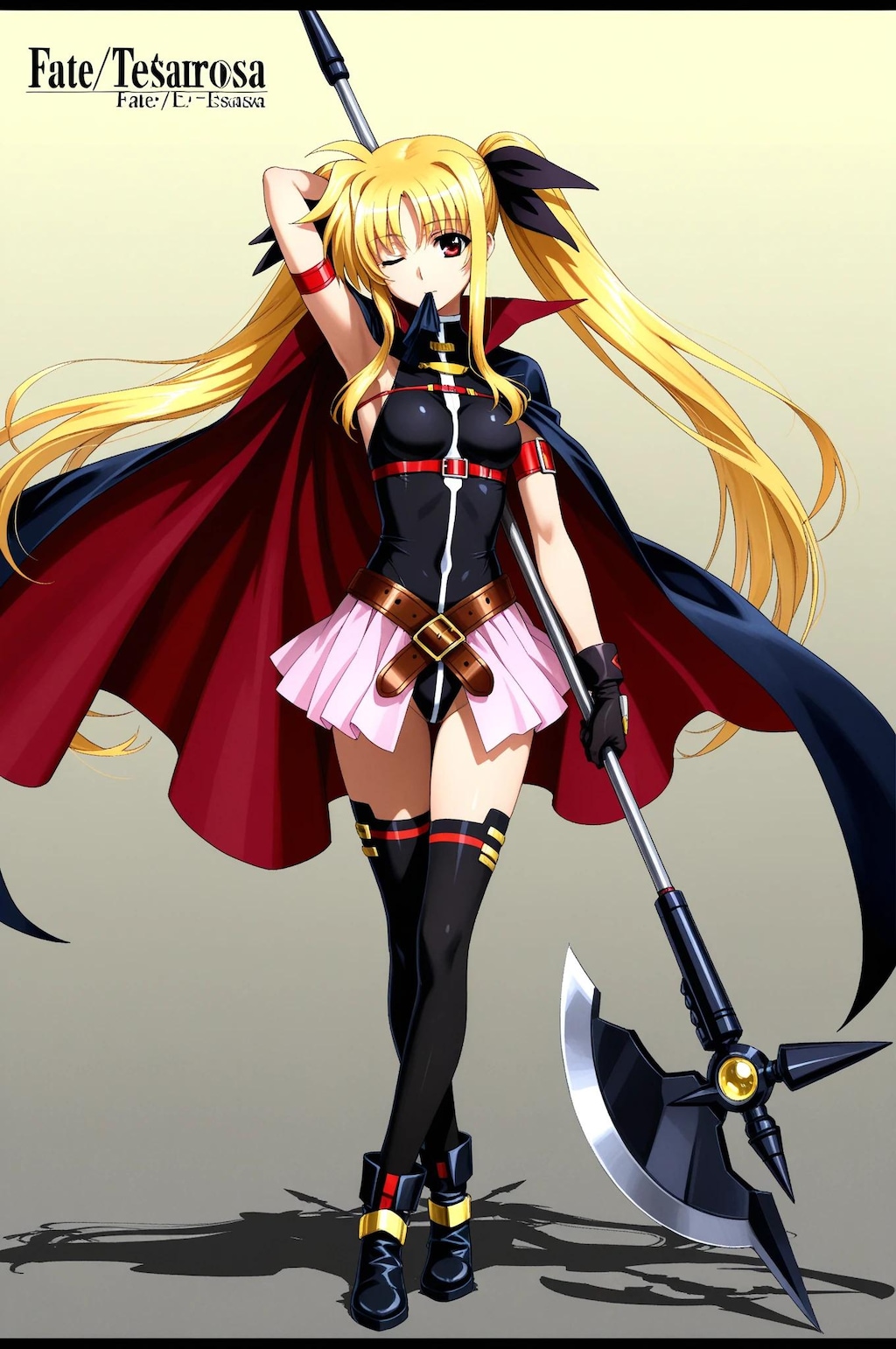 フェイト➡　はむ　はむっ　ちょっとまってね