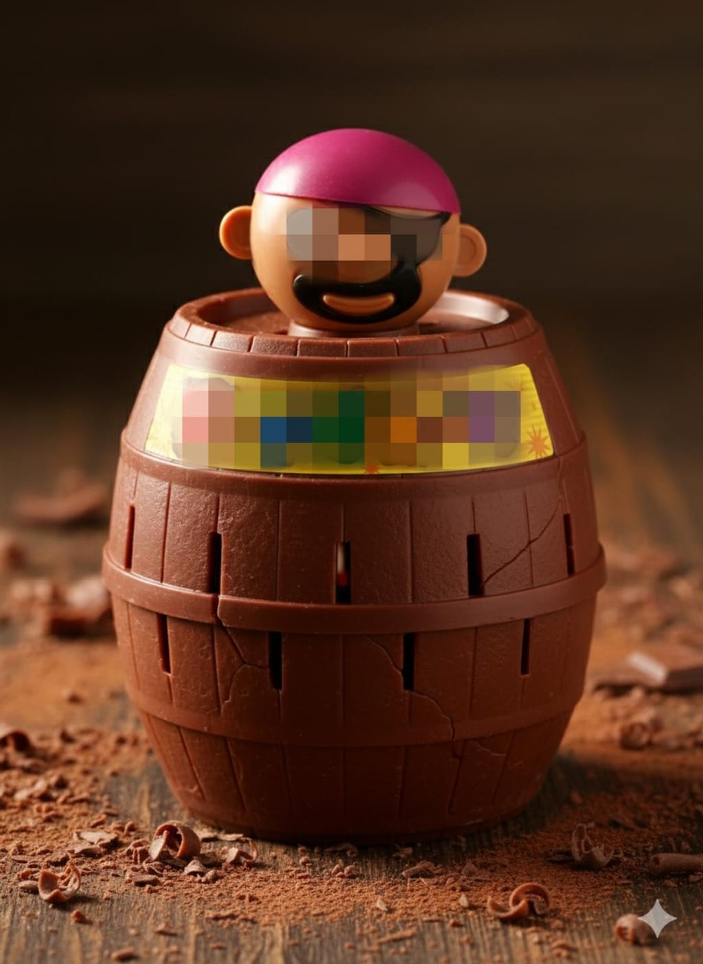 【チョコレート化】懐かしおもちゃ(一応名前はモザ処理)