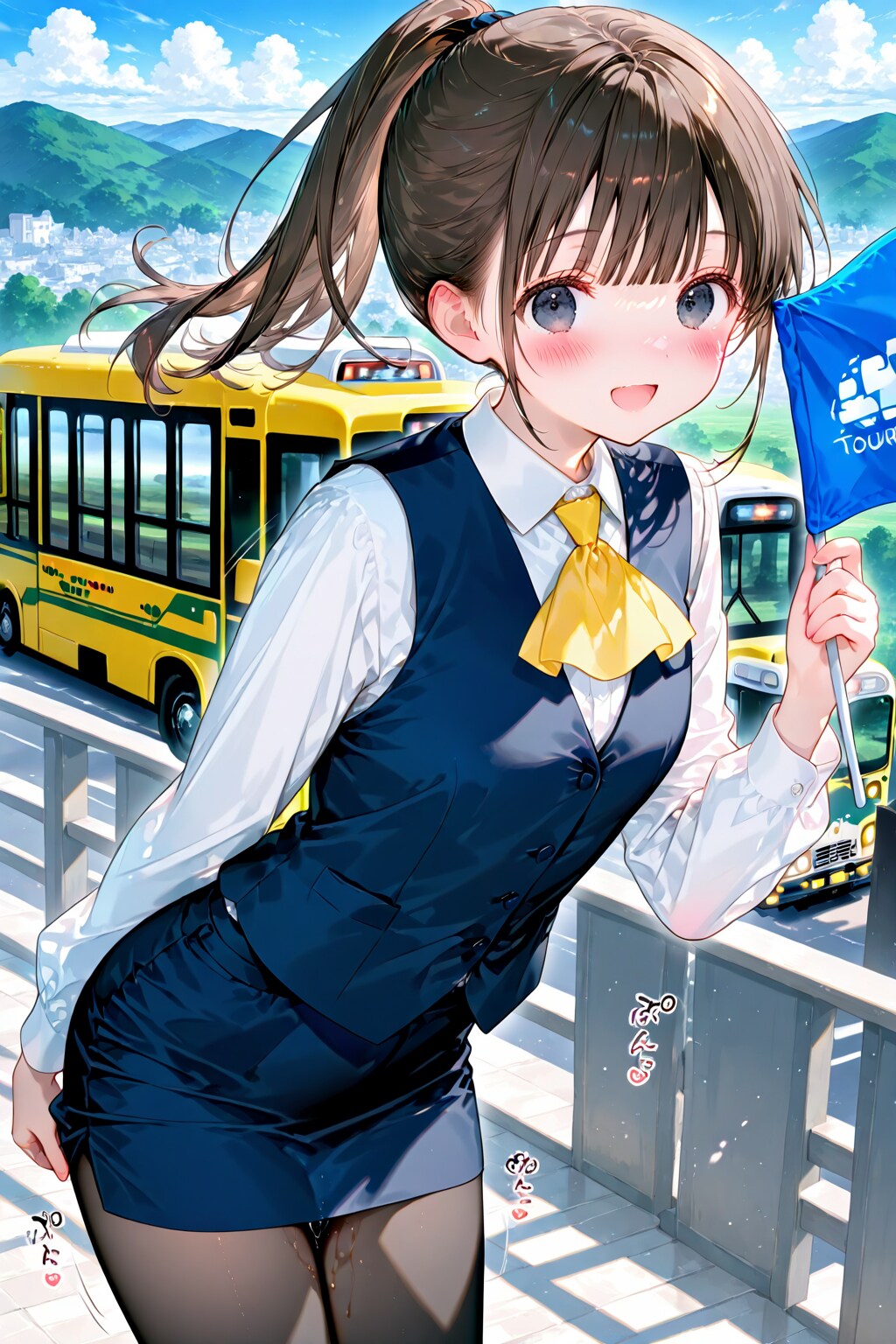 また、バスガイド役をやりましたよぉ～♪by藍乃雫