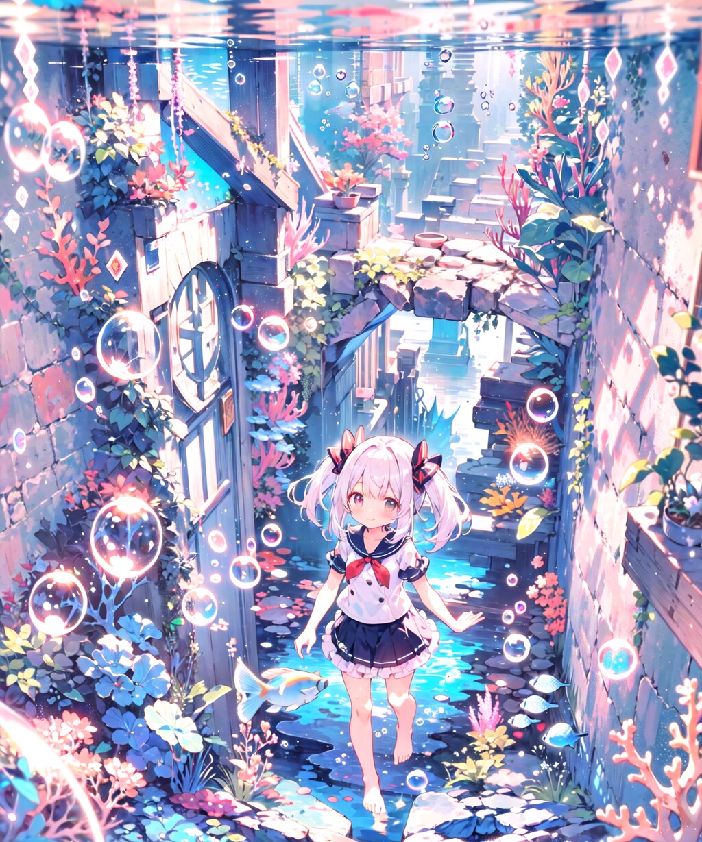 海中の街にようこそ