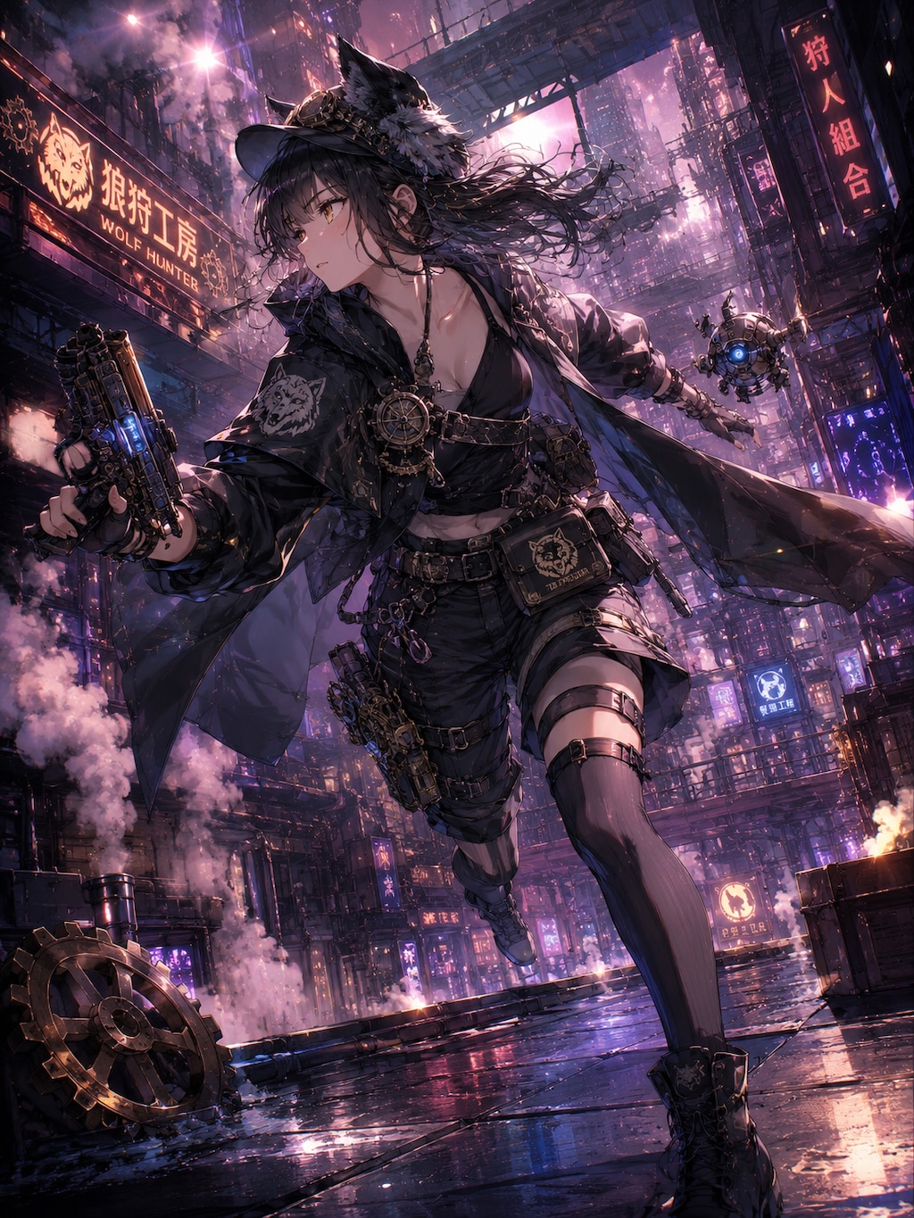 狩猟技師【継戦の黒狼】