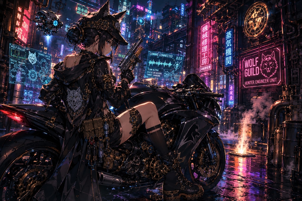 狩猟技師【継戦の黒狼】