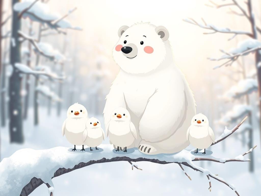 シマエナガの真似