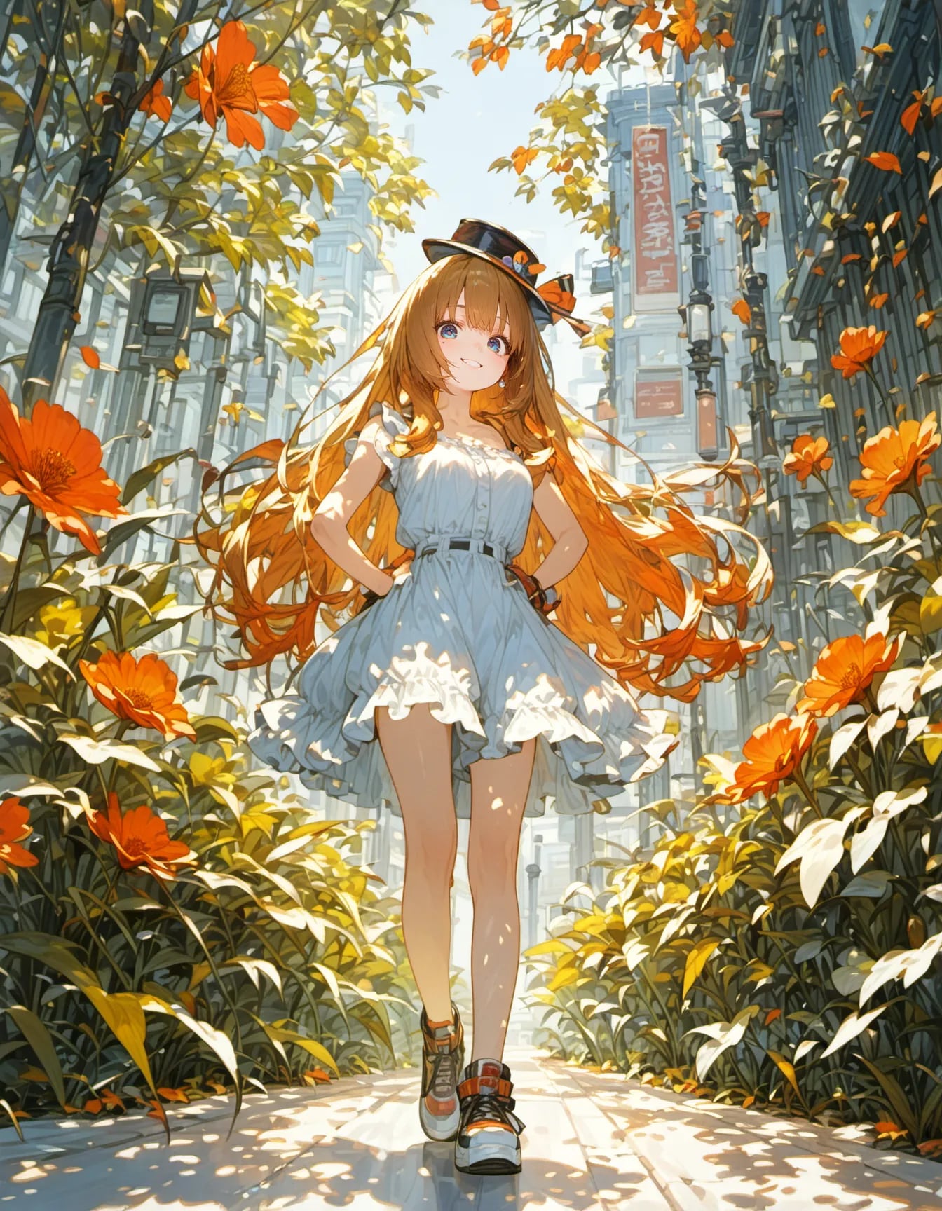 City of Blossoms, Girl of Light | の人気AIイラスト・グラビア