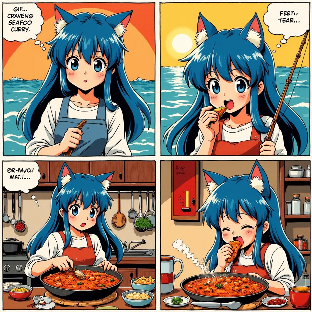 急にシーフードカレーを食べたくなった | の人気AIイラスト・グラビア