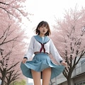 涼宮ハルヒの北校制服チャレンジ　（桜　春風） 4枚目