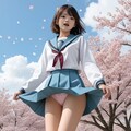 涼宮ハルヒの北校制服チャレンジ　（桜　春風） 3枚目