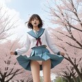 涼宮ハルヒの北校制服チャレンジ　（桜　春風） 7枚目