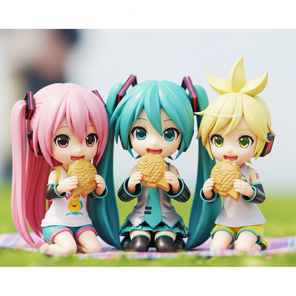 今日のおやつはタイヤキだね