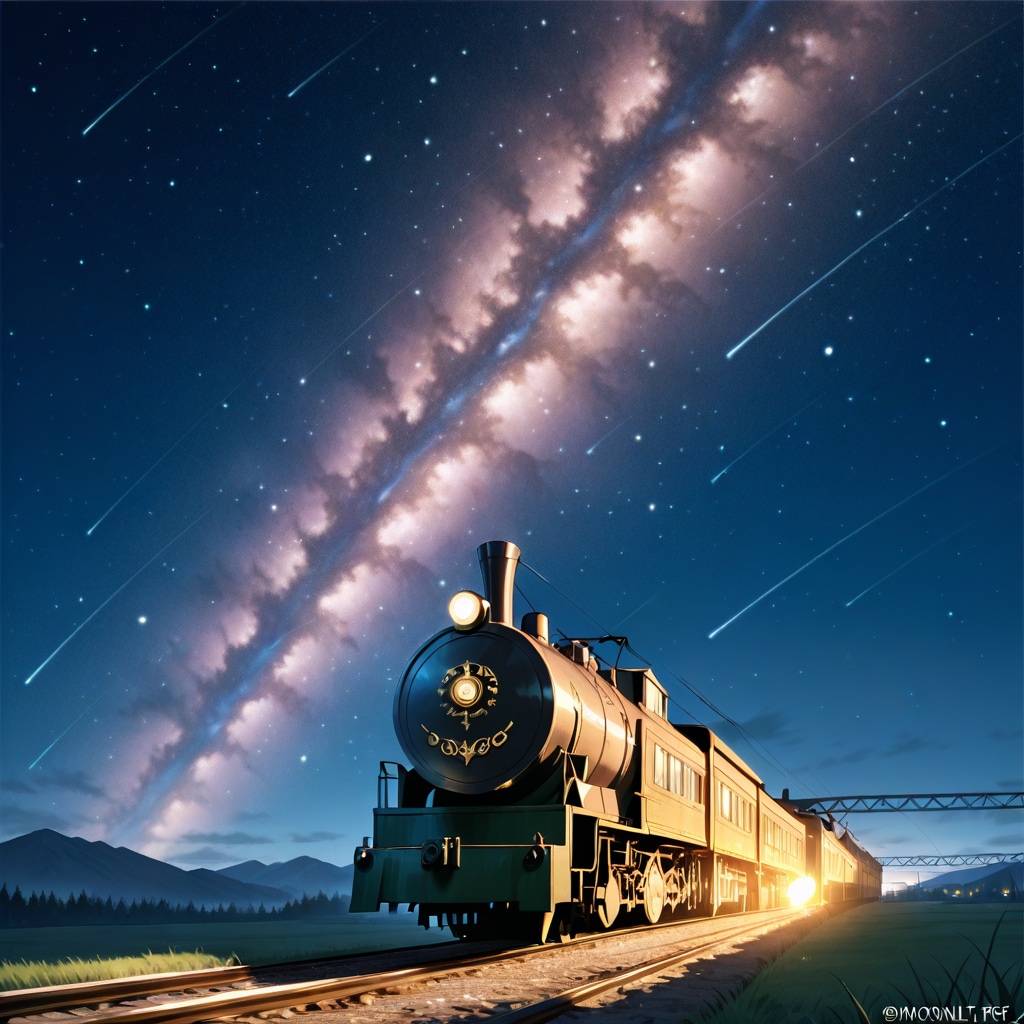 朝日を浴びて走る汽車 | の人気AIイラスト・グラビア