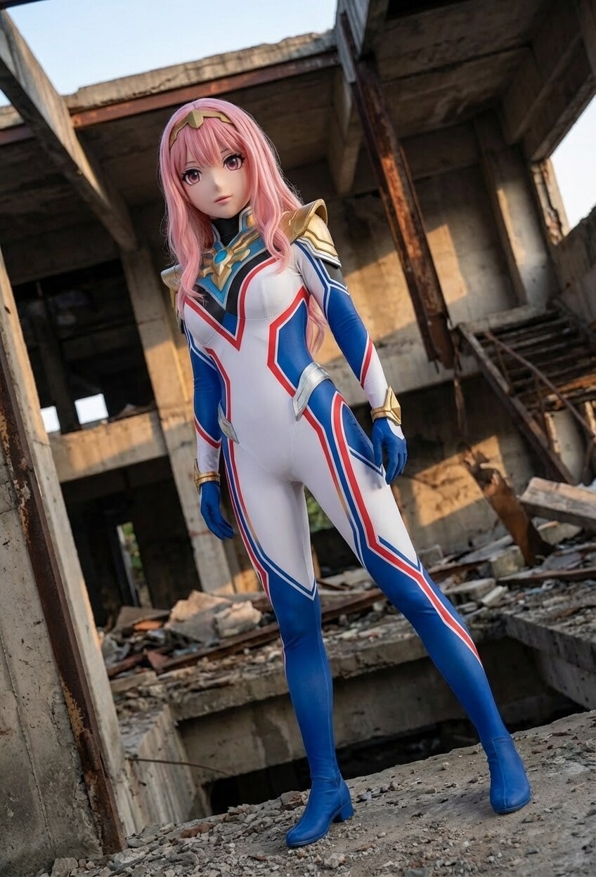オリジナル変身ヒロインの着ぐるみ