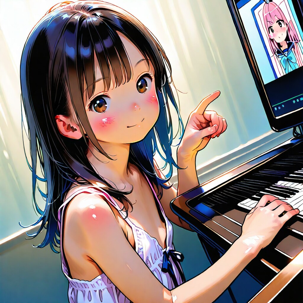 胸チラガール