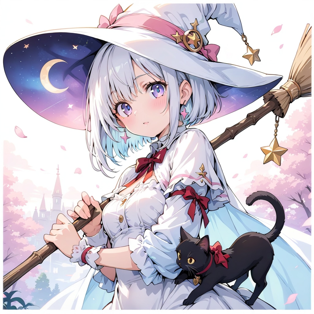 LARIMARなうちの子　～魔女のモモちゃん～ | の人気AIイラスト・グラビア