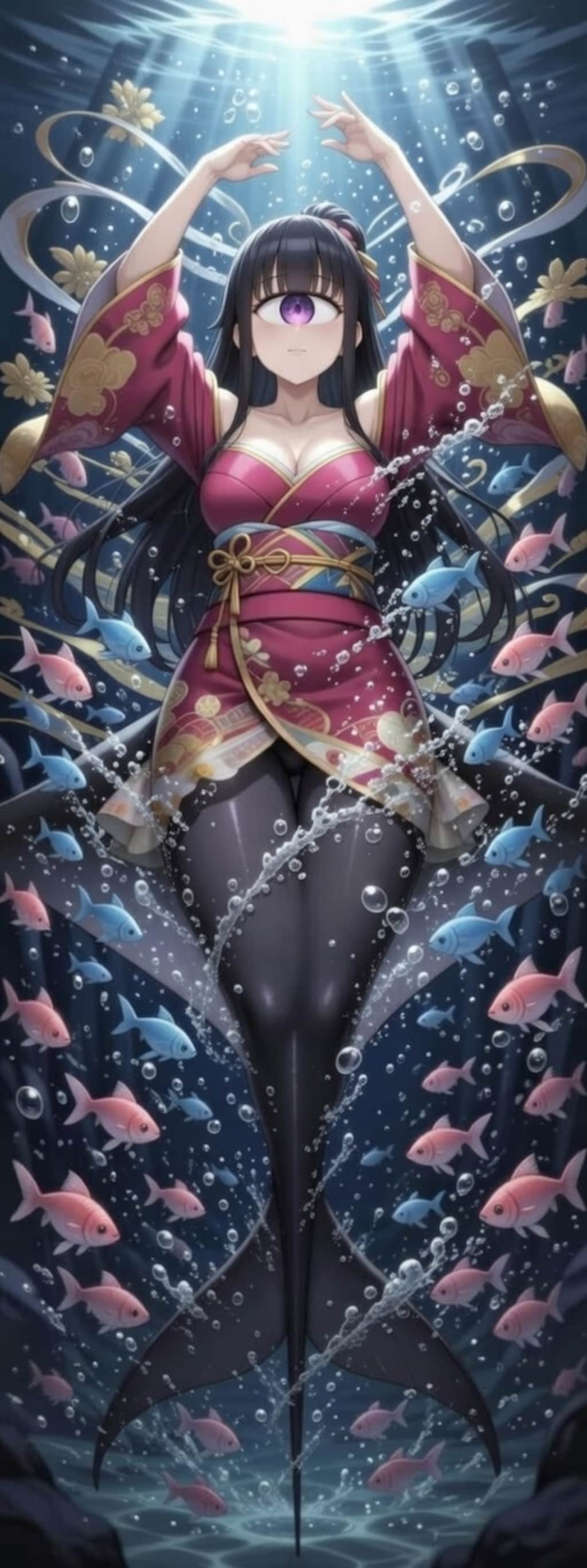 単眼人魚　舞う