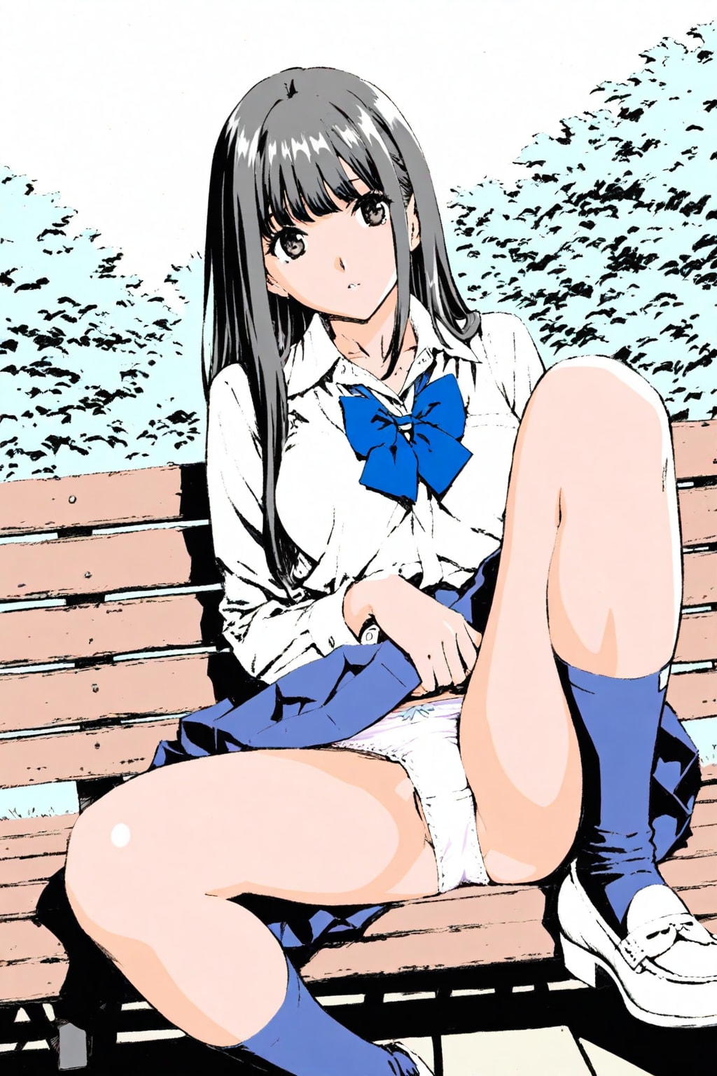 何気なく見せるJK