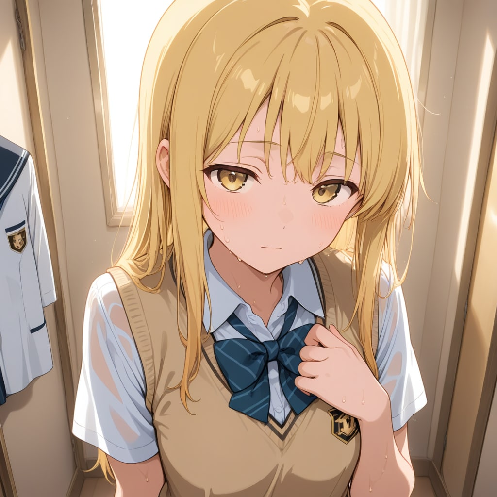 汗だくの日咲