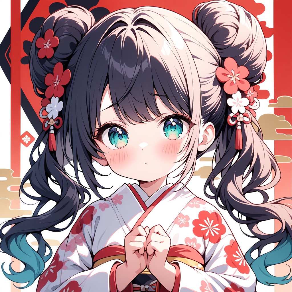 うちの子たちとちび正月