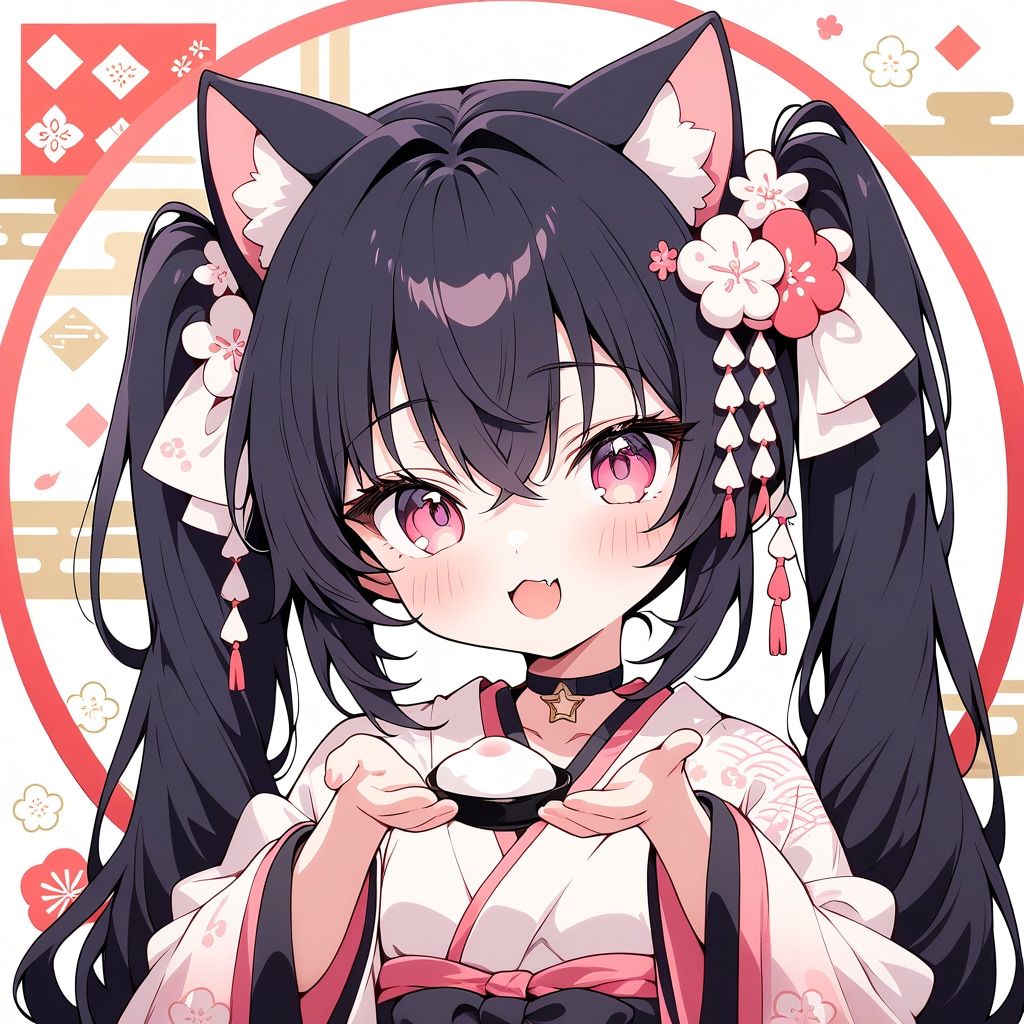 うちの子たちとちび正月