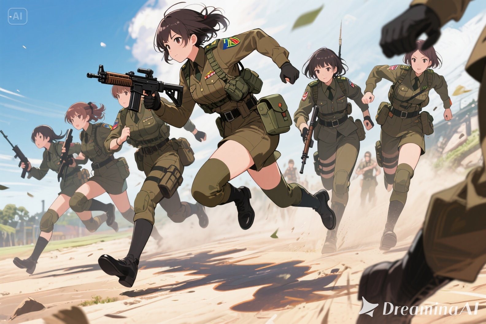 戦場を走る