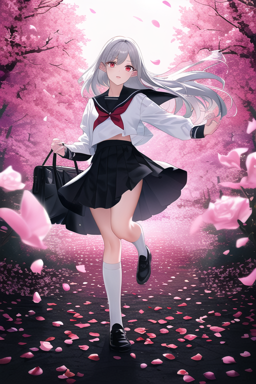 桜吹雪のエルフさん