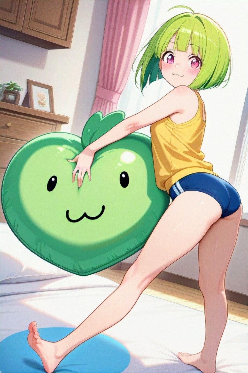 ブルマの緑髪ちゃん