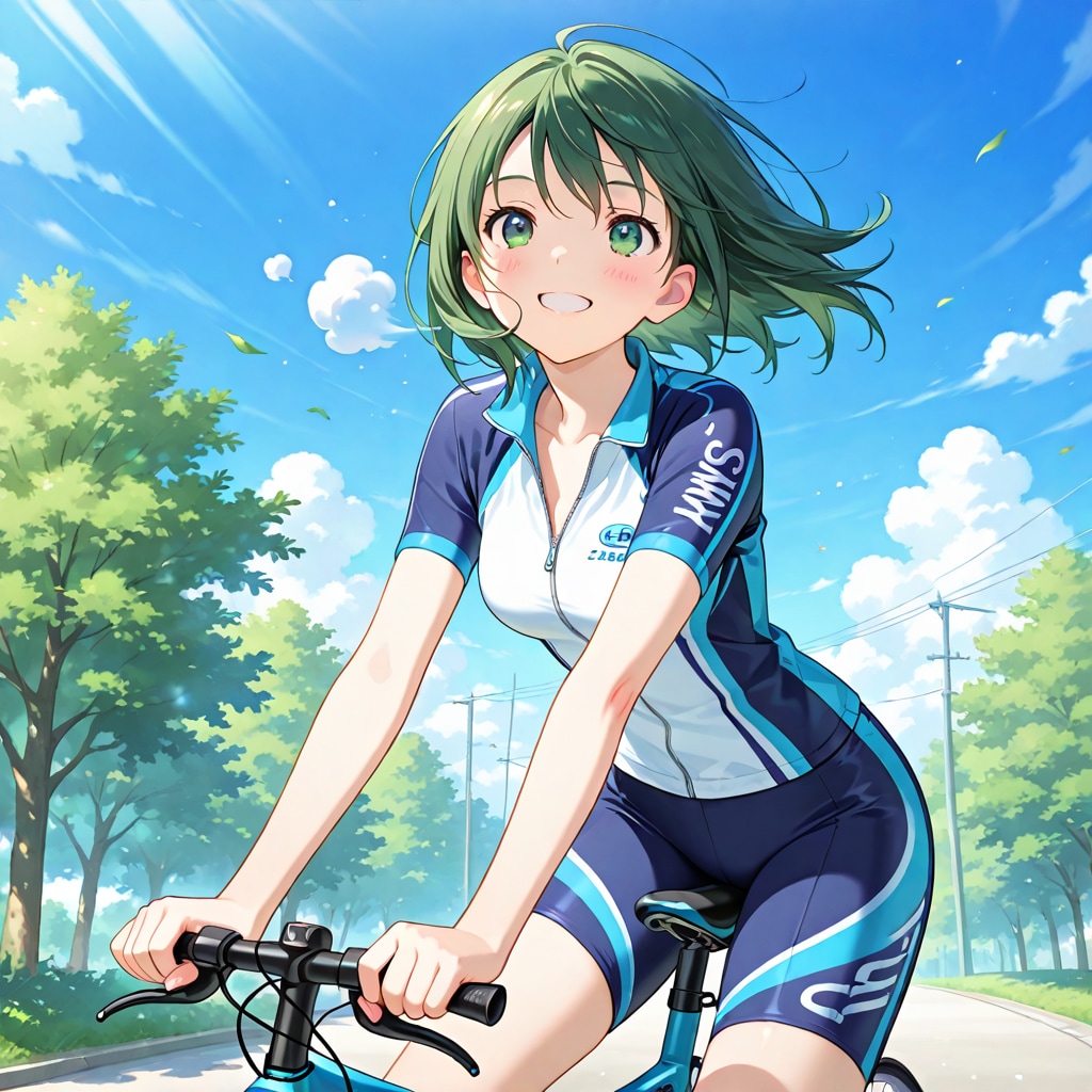 6月3日は「世界自転車の日」と聞いて | の人気AIイラスト・グラビア
