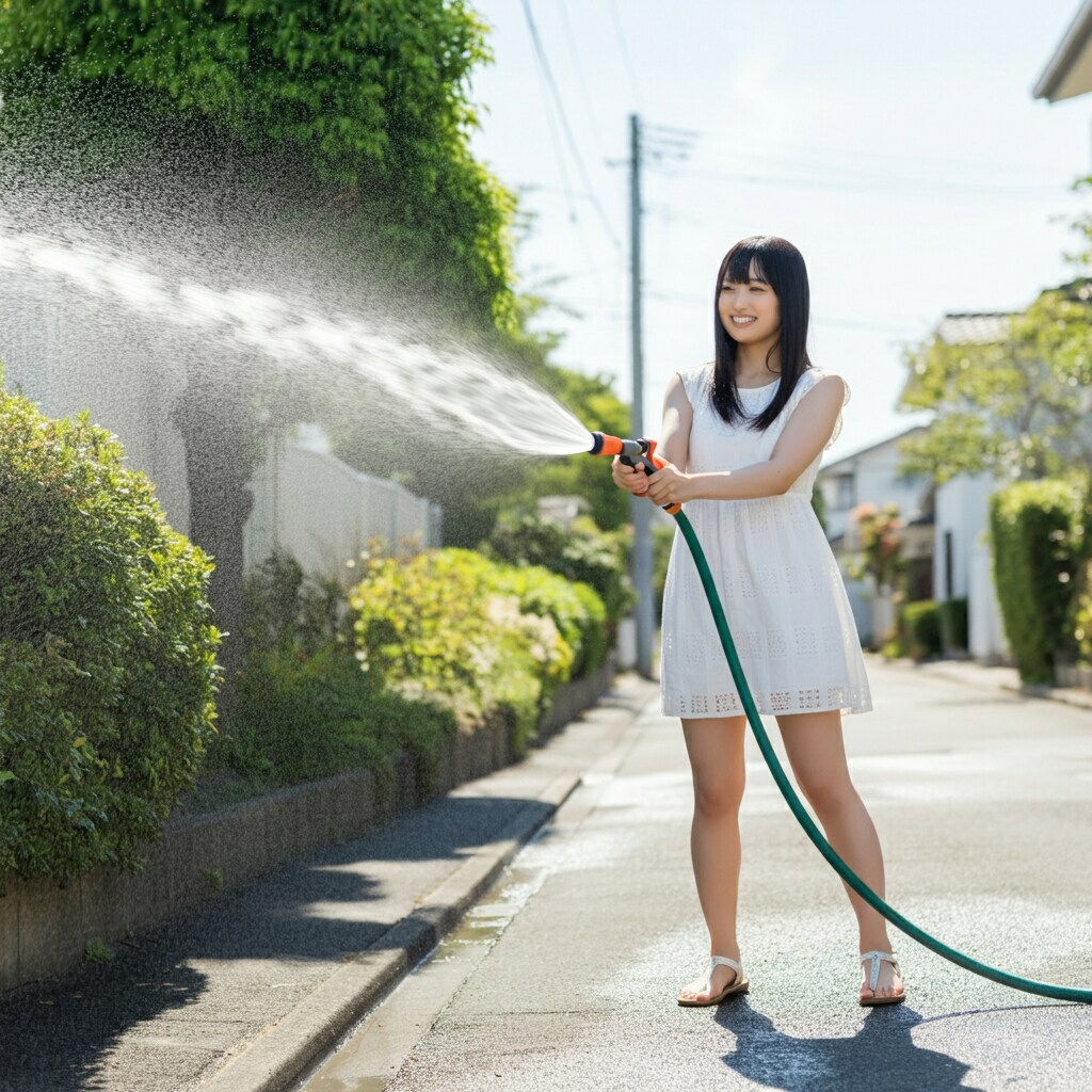 水撒きチャレンジ