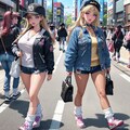 渋谷とJK(私服Ver) 5枚目