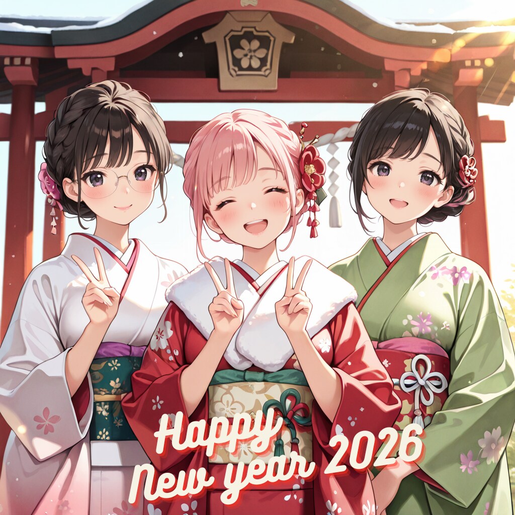 新年、あけましておめでとうございます | の人気AIイラスト・グラビア