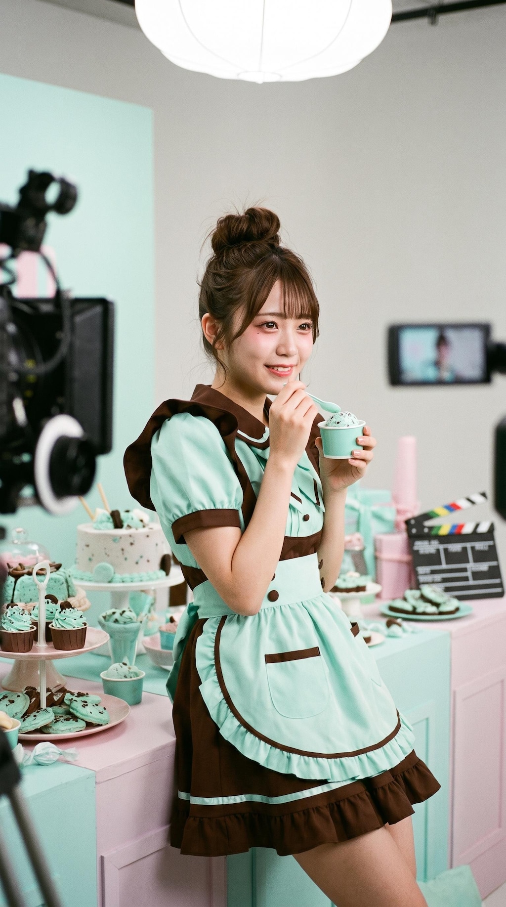 Minty Sweet Selfie