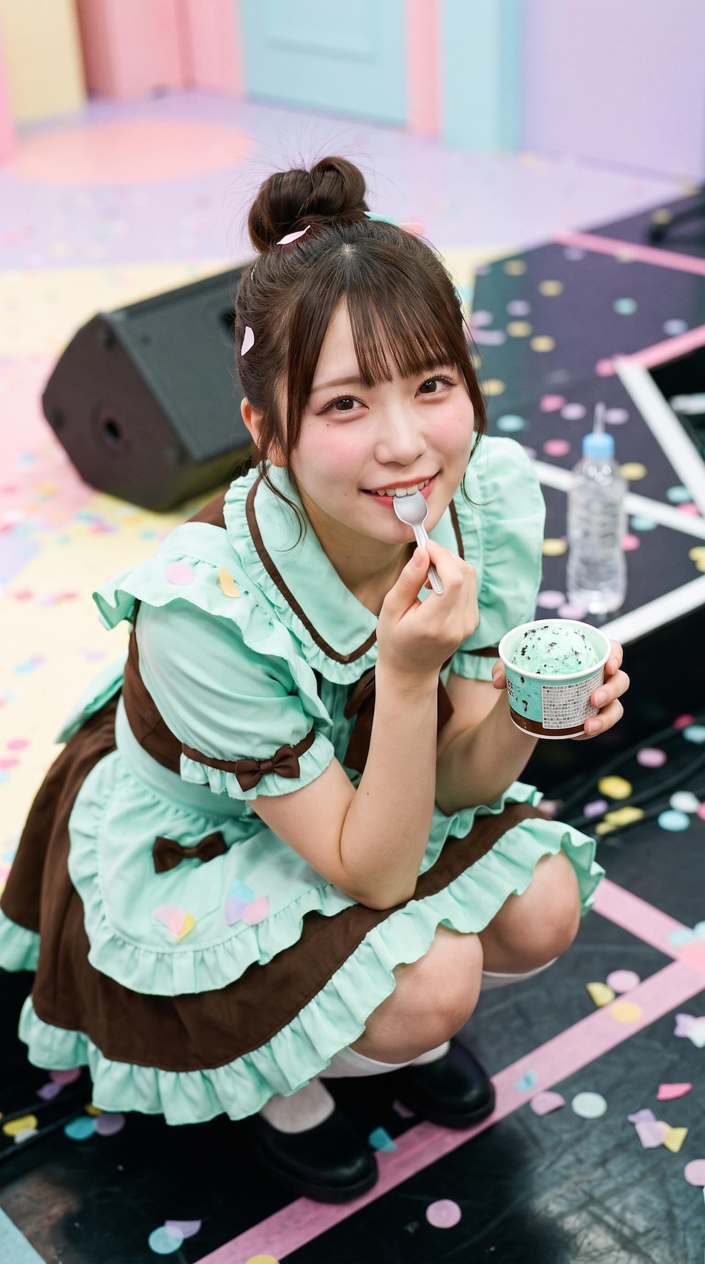 Minty Sweet Selfie