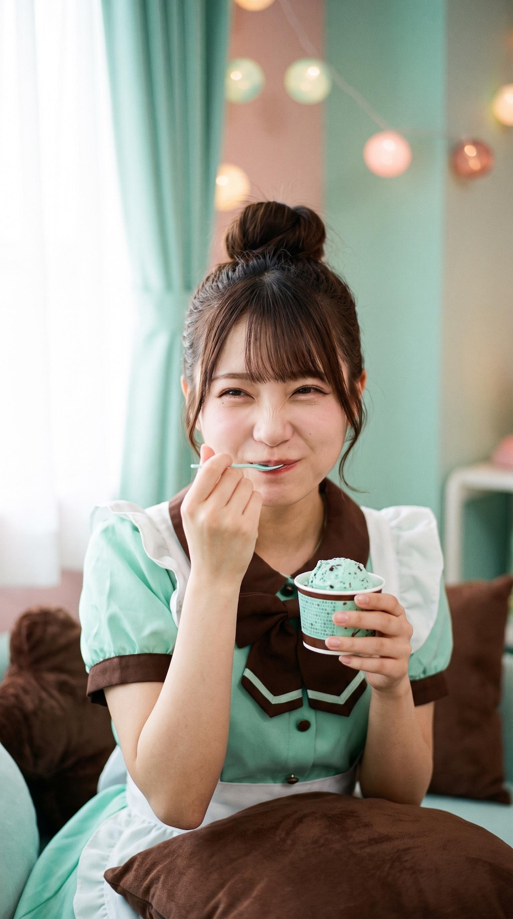 Minty Sweet Selfie