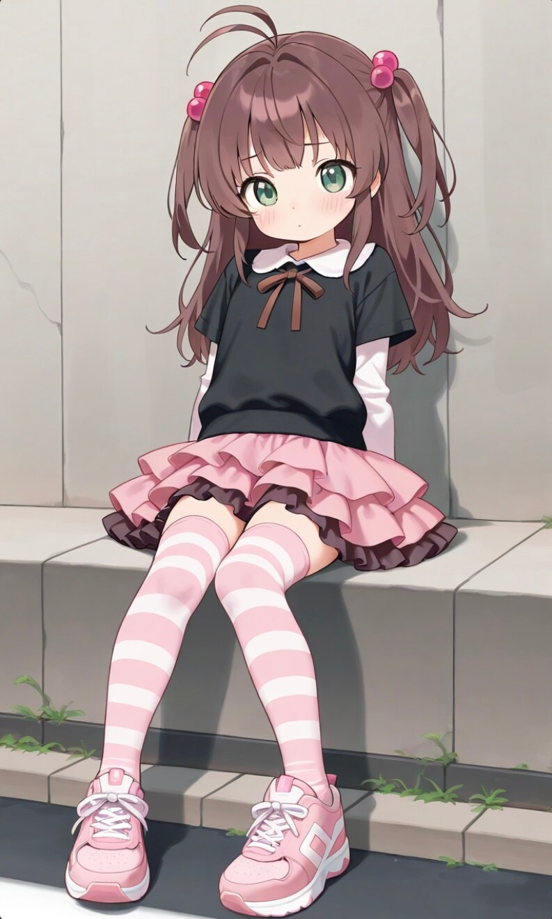ピンクのスカート2☆
