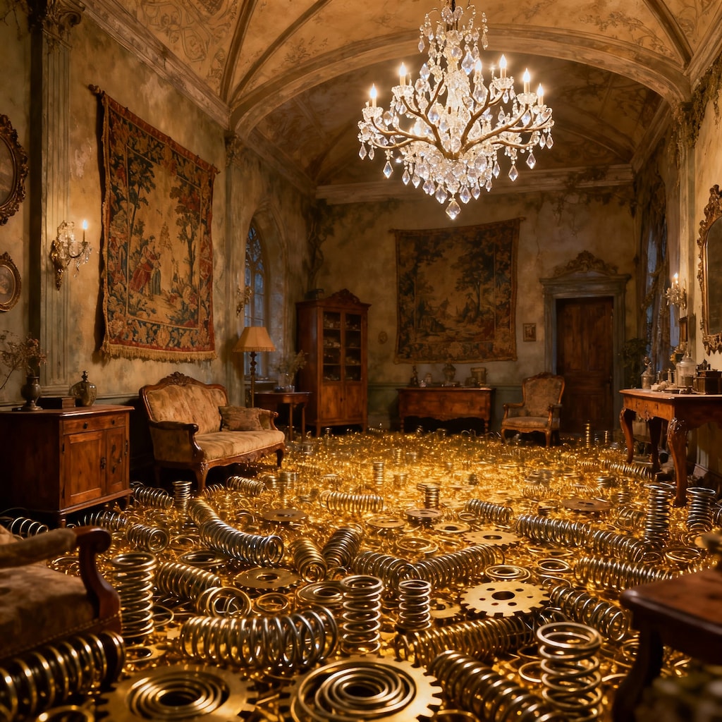 背景３２　バネ部屋