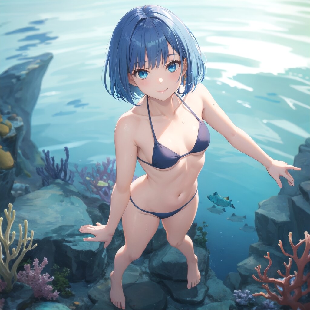 海中ビキニ