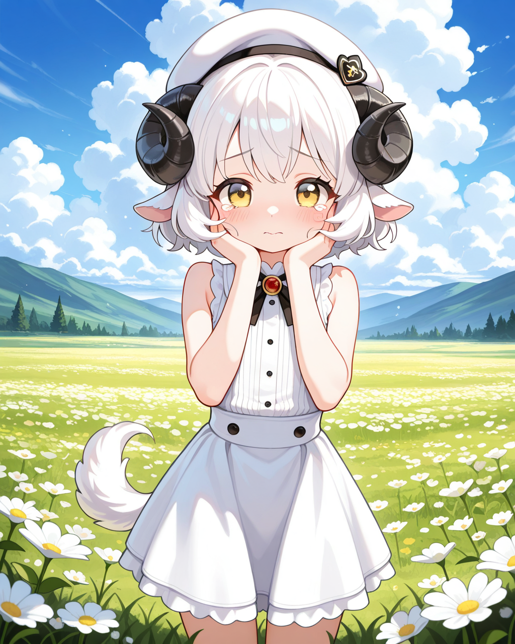 ノースリーブのメイちゃん・・・・だが・・・・。😅 | の人気AIイラスト・グラビア