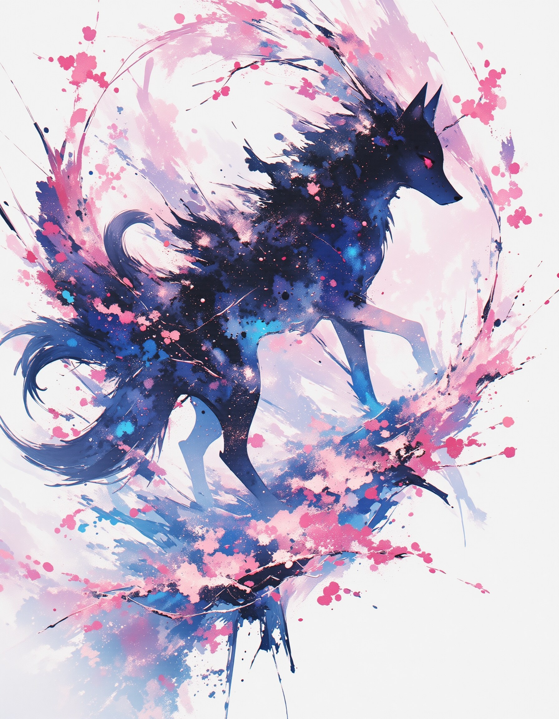 桜と狼 | の人気AIイラスト・グラビア