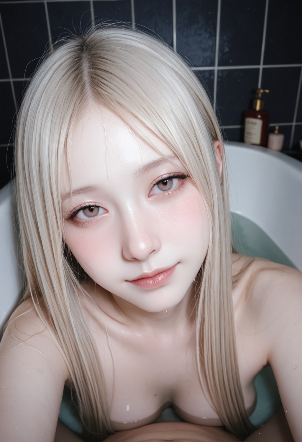 玄関開けたらびしょ濡れ美女