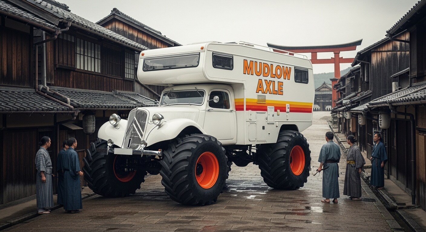 シトロエンキャンピングカーモンスター | の人気AIイラスト・グラビア