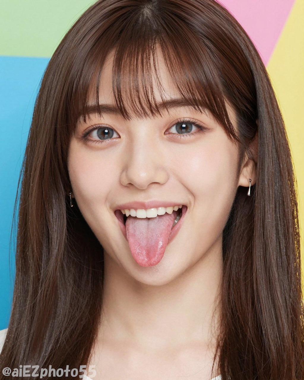 ベロ出しガール