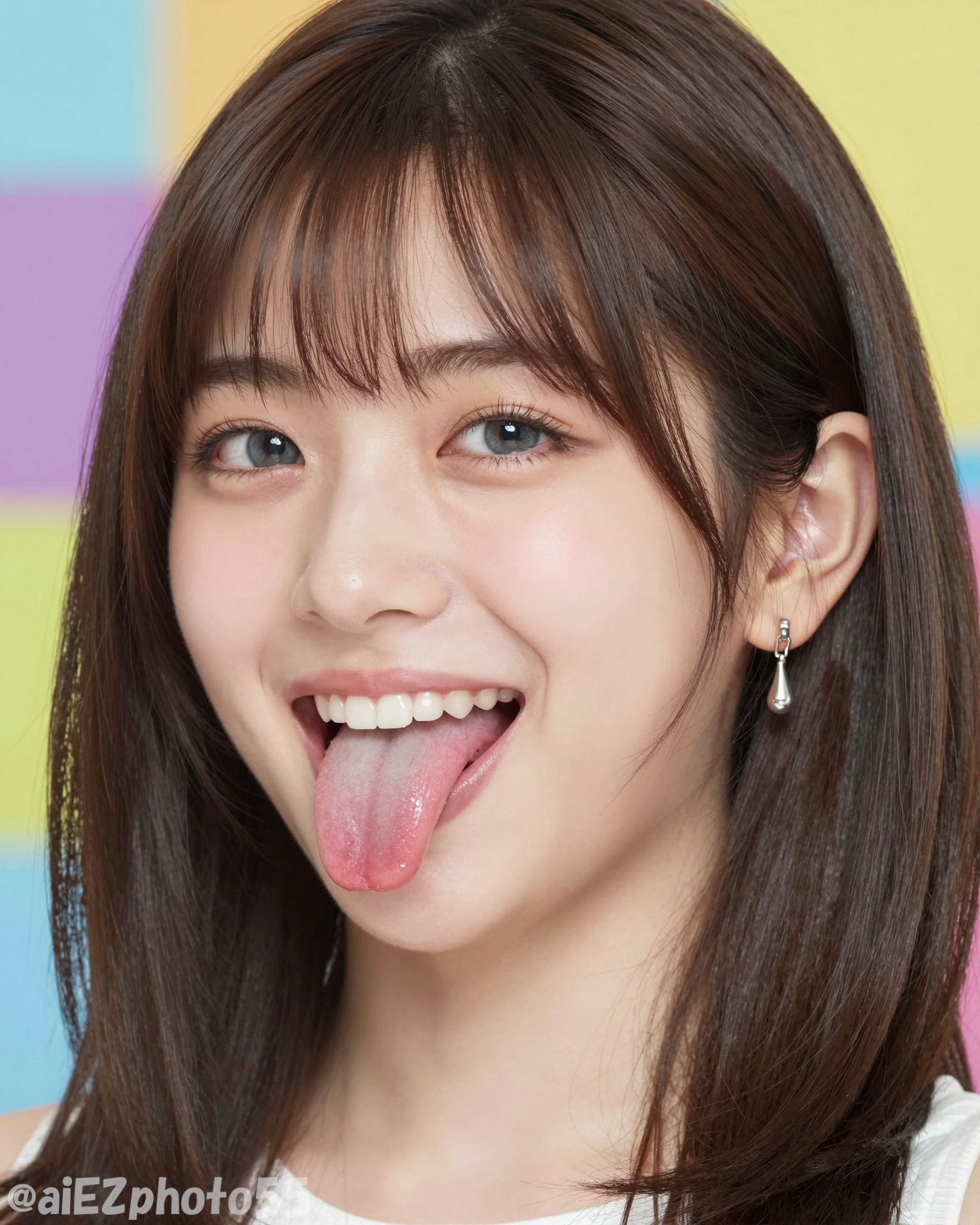 ベロ出しガール | の人気AIイラスト・グラビア