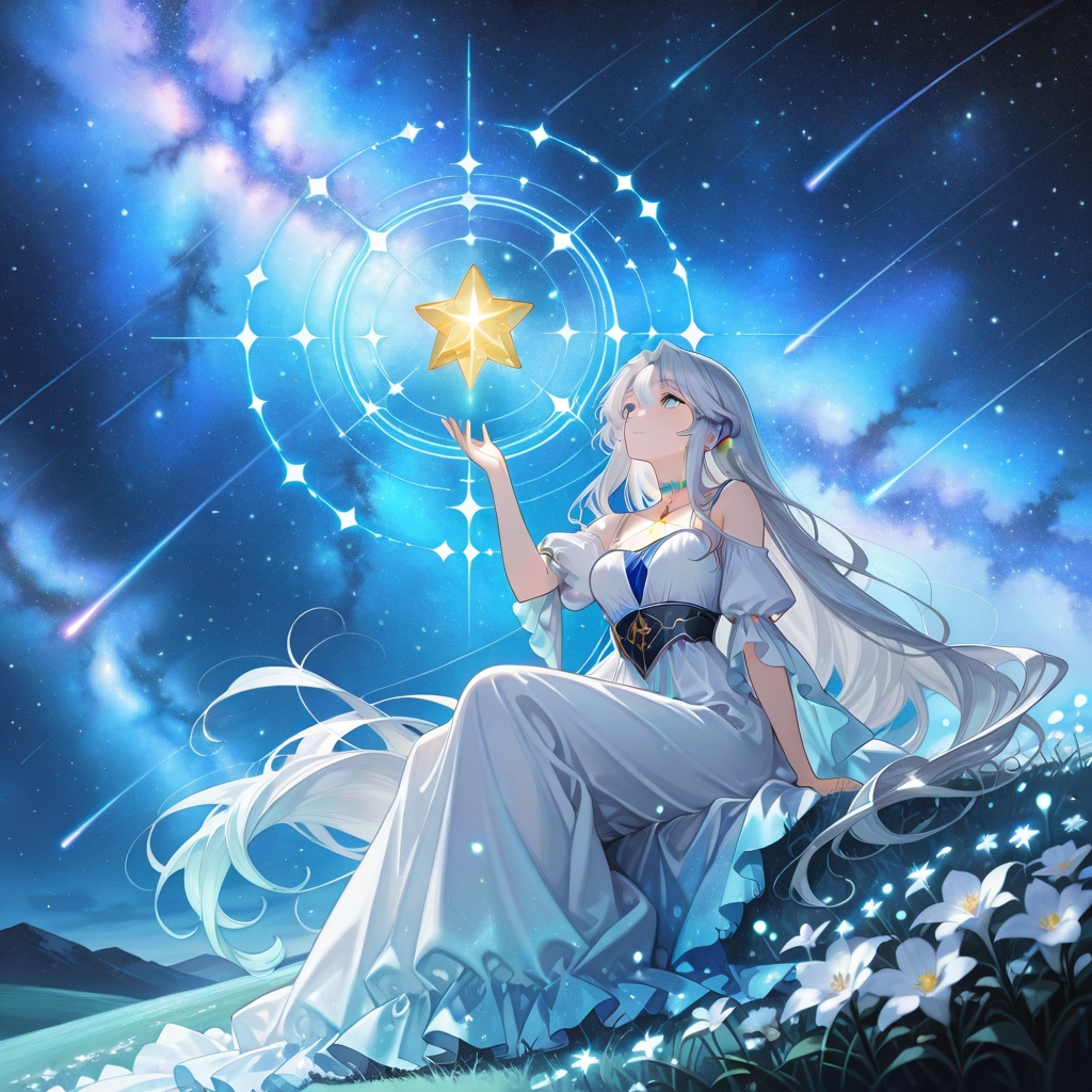 星占い（１）虹宮あかり　niji7 | の人気AIイラスト・グラビア
