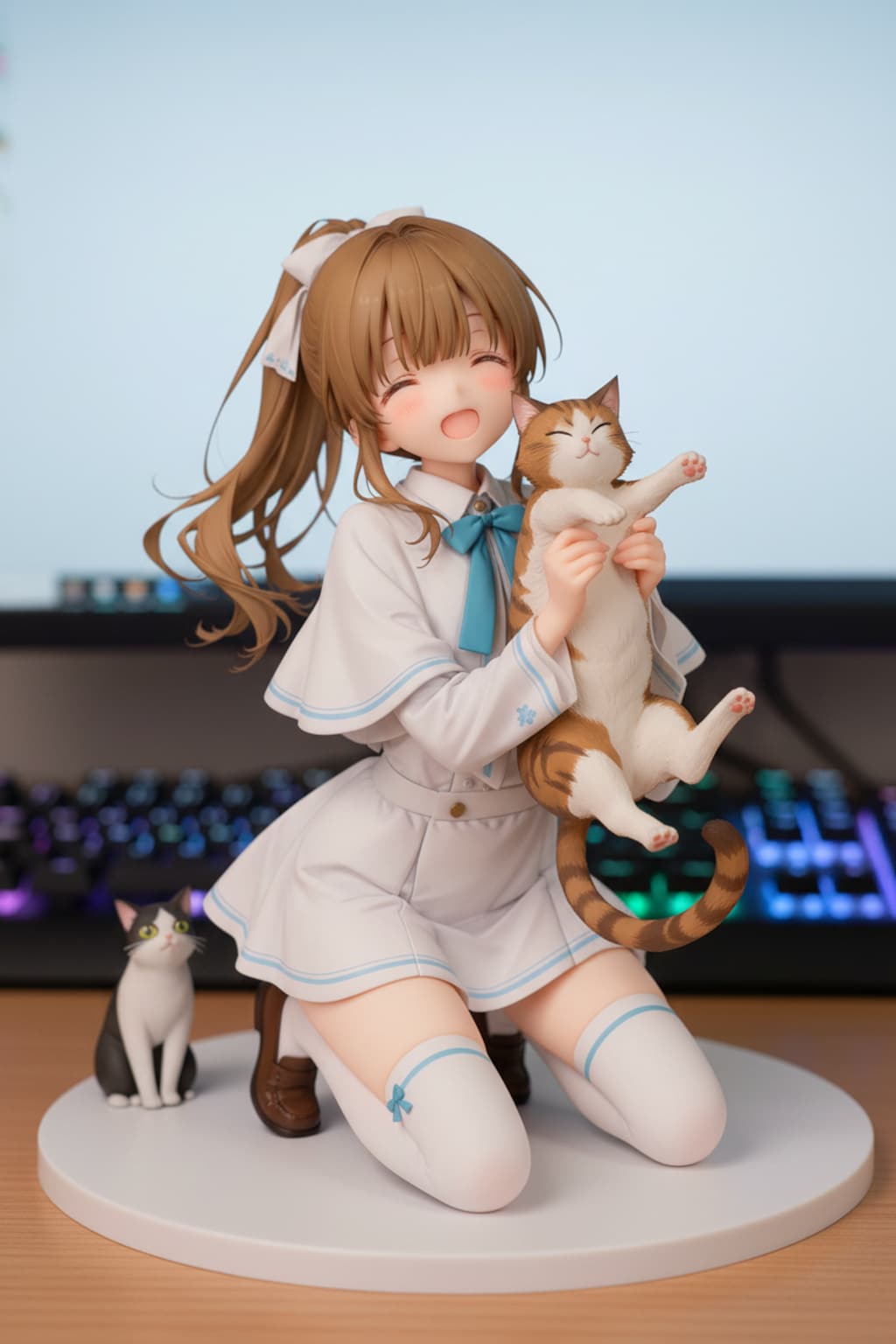 「名探偵にゃんこ＆迷探偵雫ちゃん」のフィギュアが完成しましたｗｗ