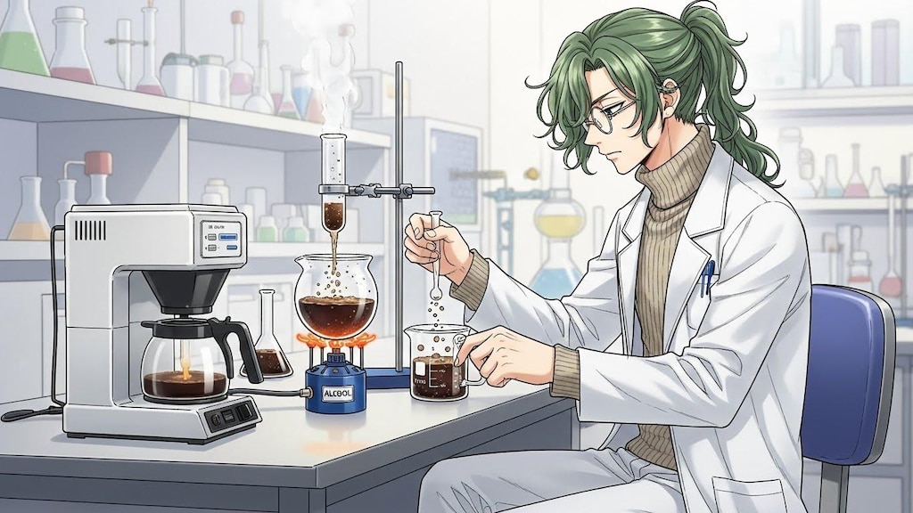 研究所風カフェ