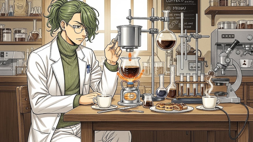 研究所風カフェ