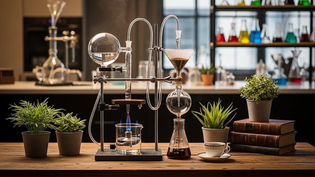 研究所風カフェ