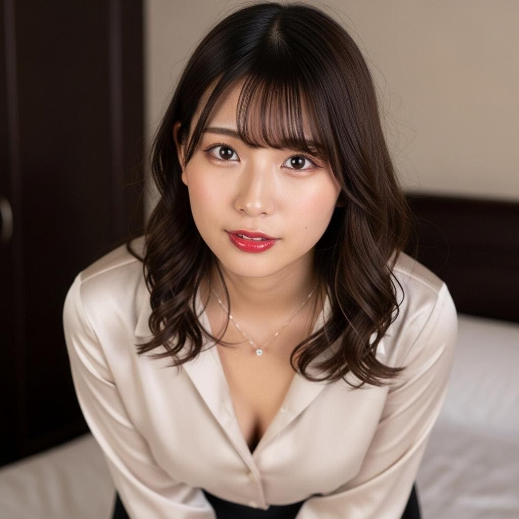 前屈みになって