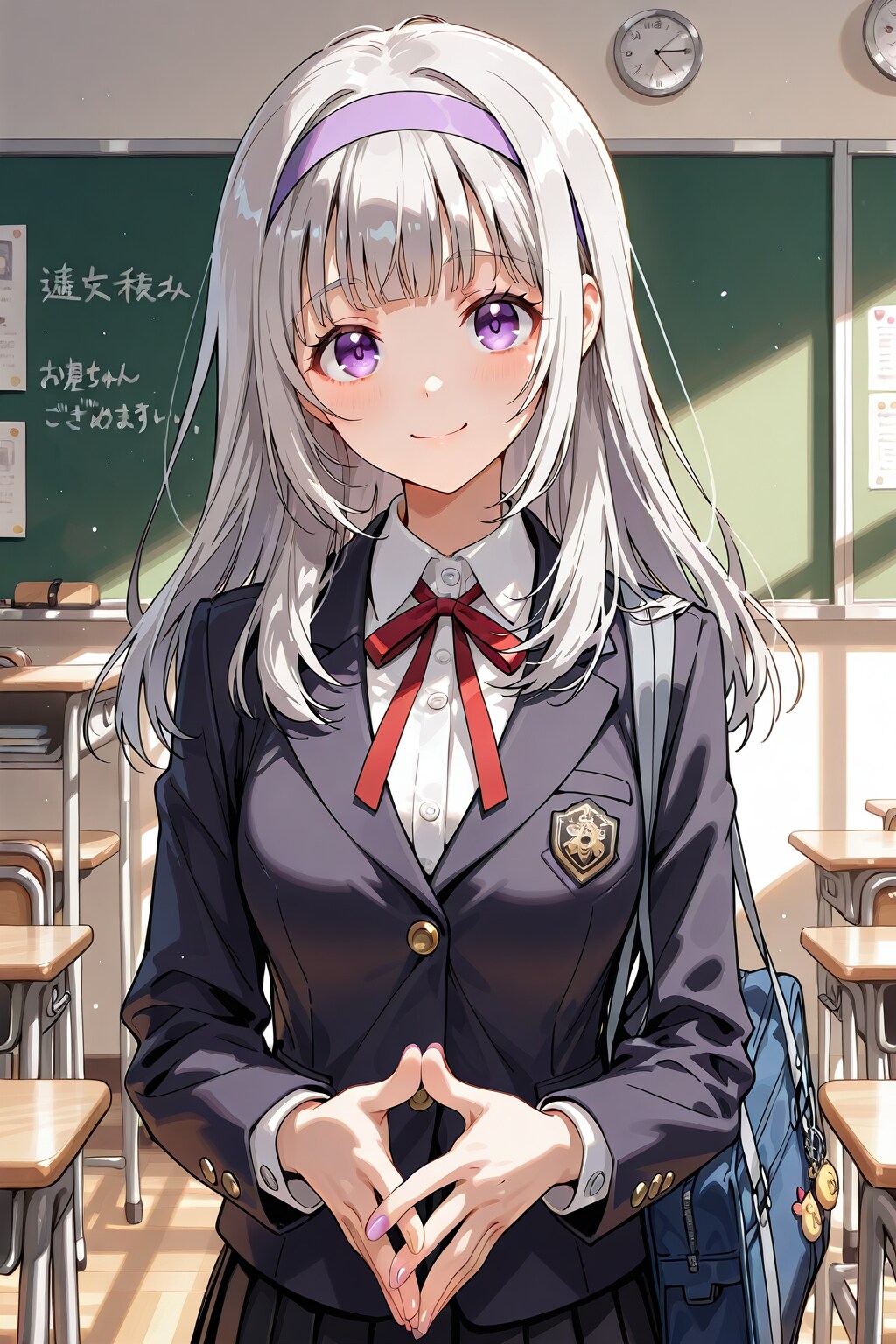 BONSAIで銀髪少女 | の人気AIイラスト・グラビア