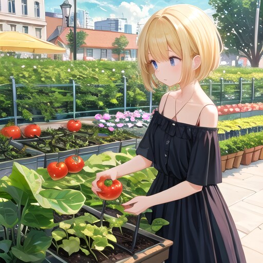 家庭菜園 | の人気AIイラスト・グラビア