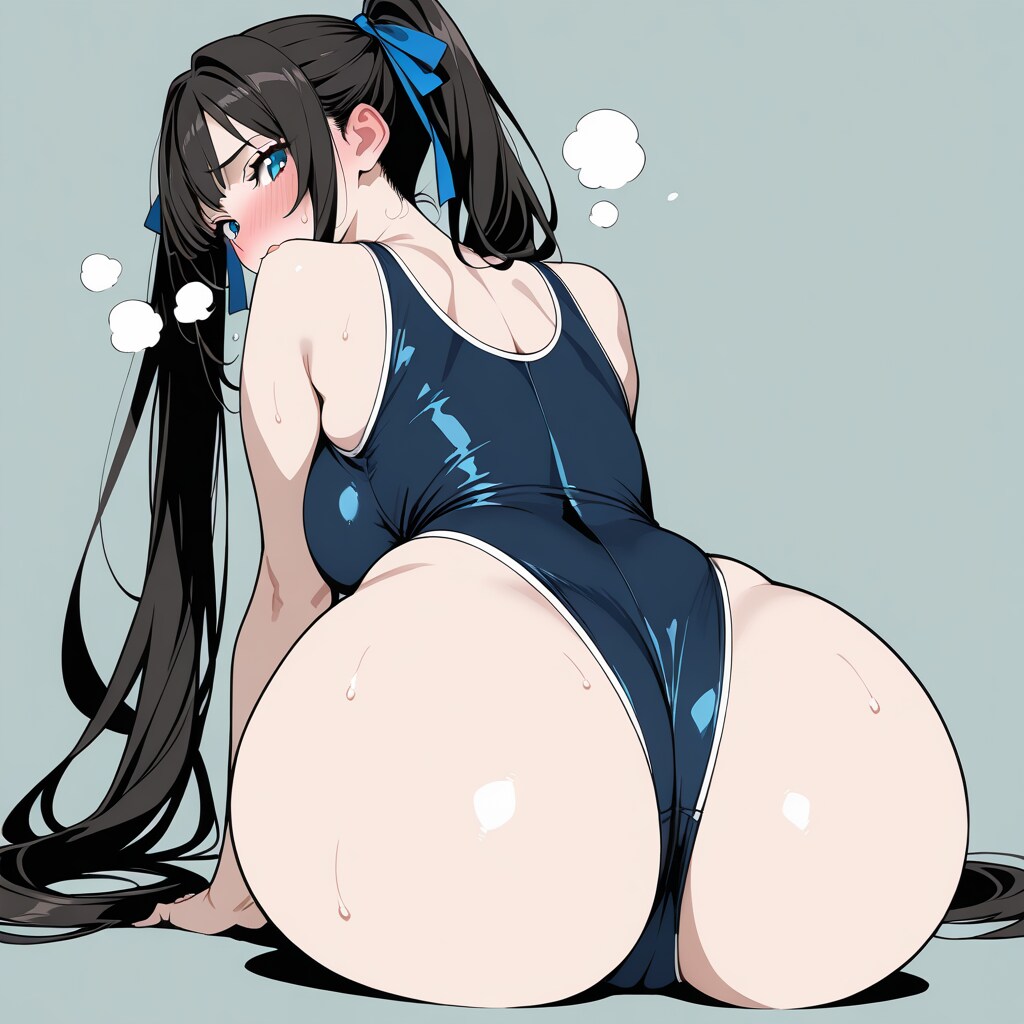 スク水尻